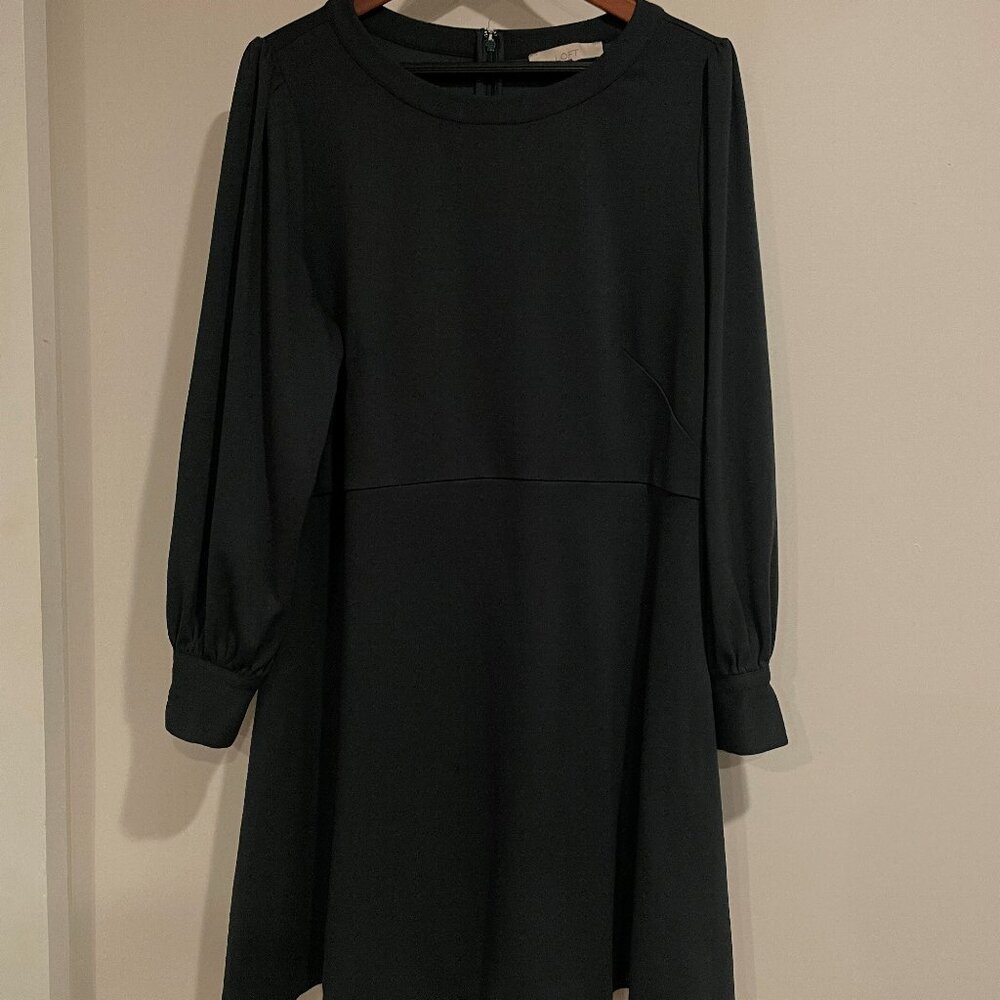 Loft Loden Green A-line Dress